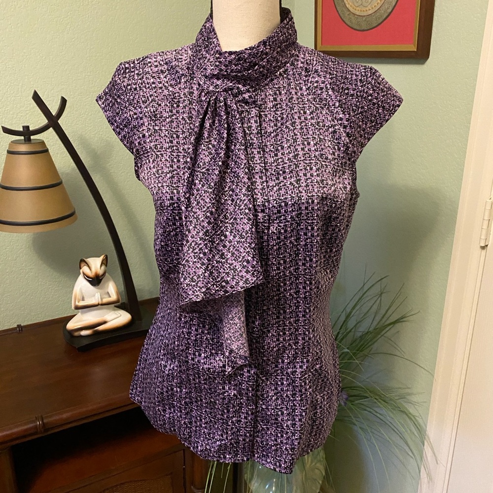 Worthington purple blouse M